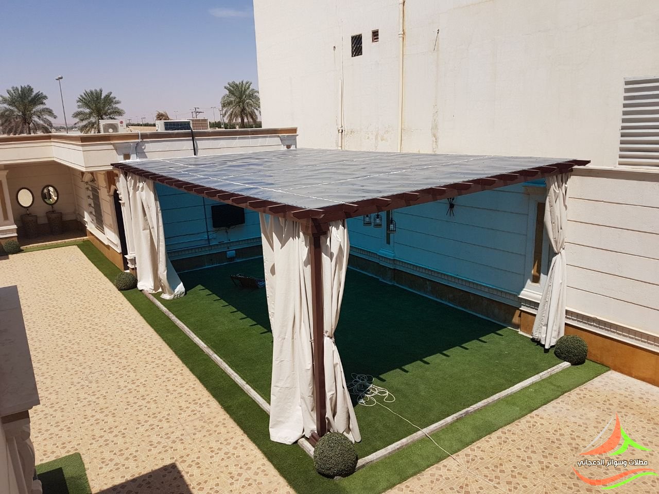 مظلات حدائق رائعة