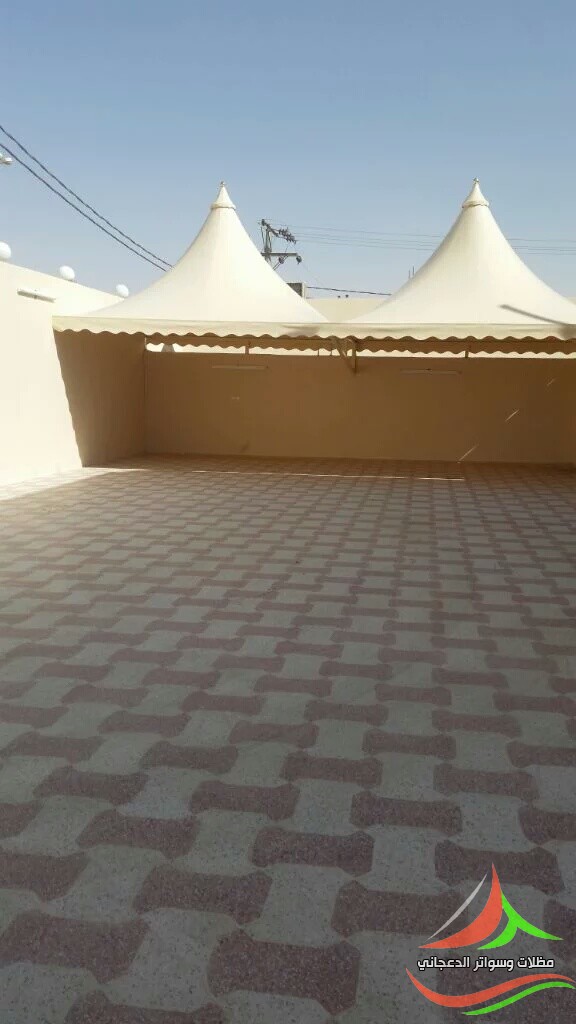 مظلات حوش منزل مظلات هرمية