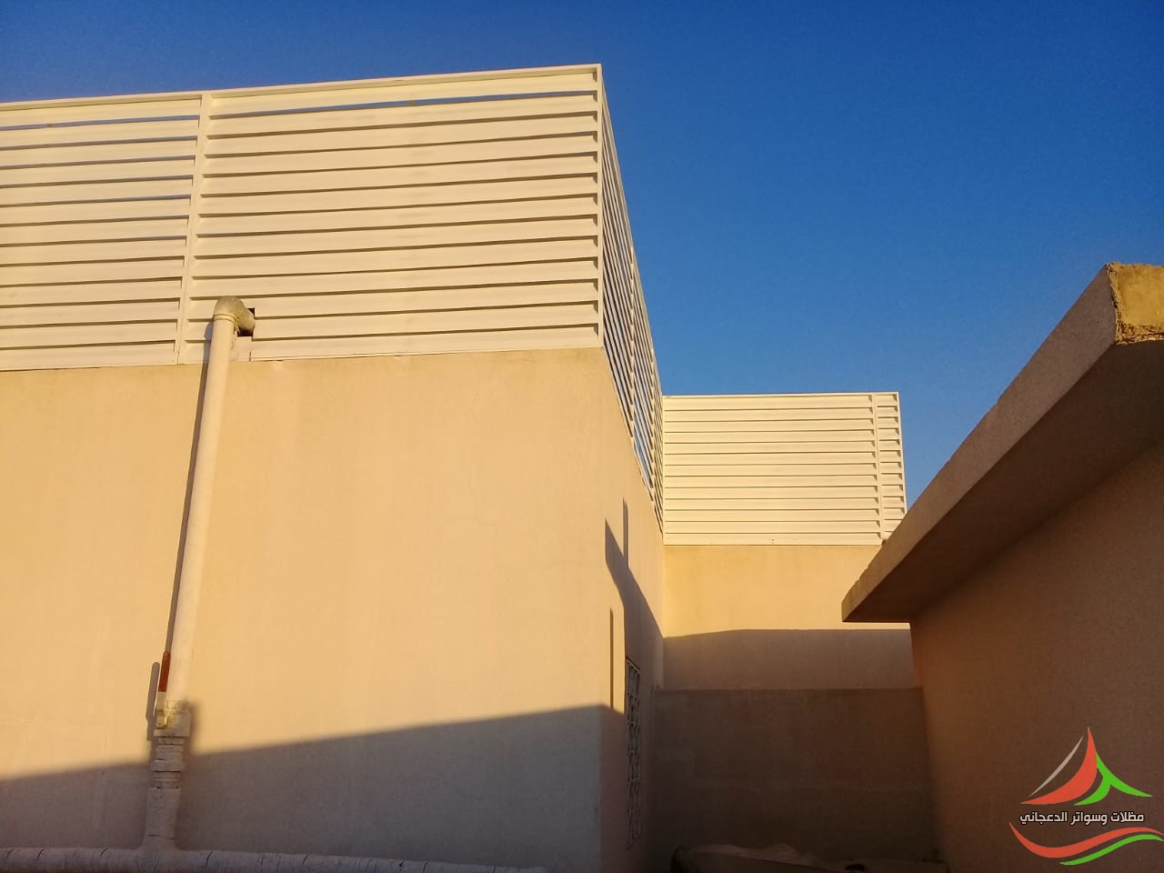 تركيب سواتر حديد بزوايا بدون فراغات