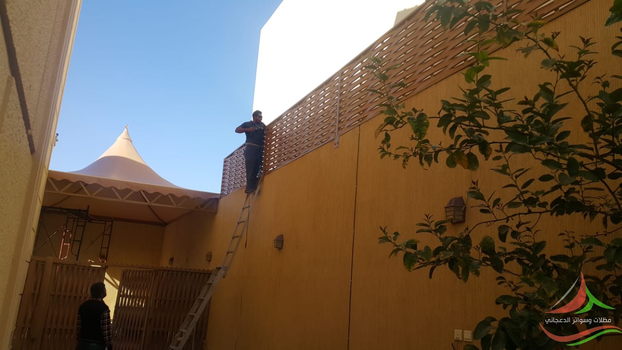 سواتر مجدول اثناء التركيب