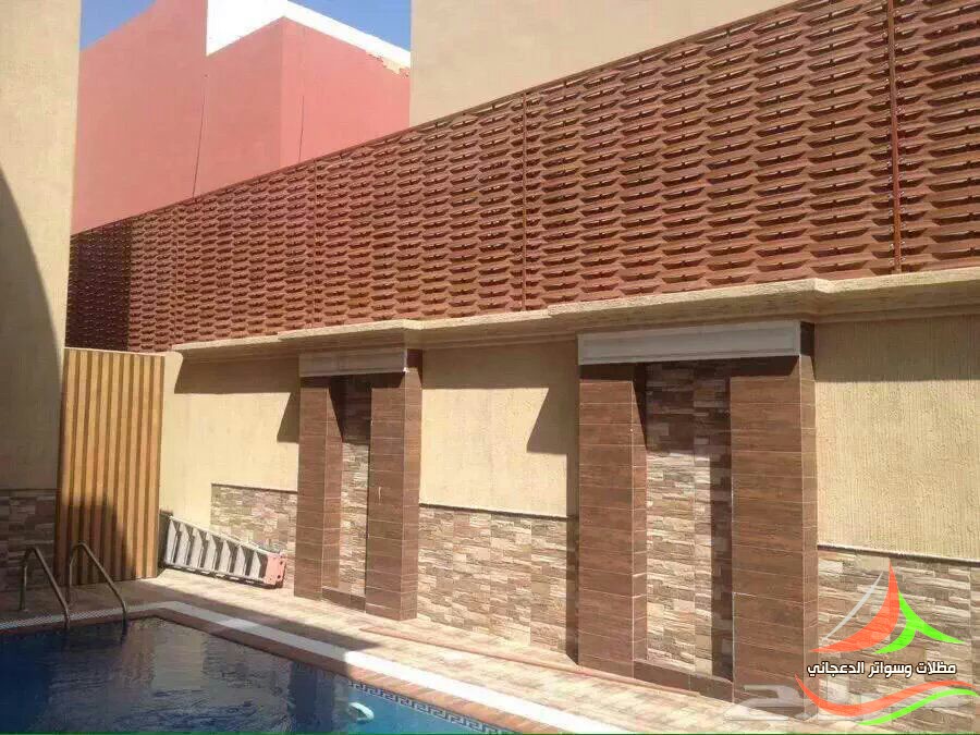 سواتر خشبية مجدول للمنازل